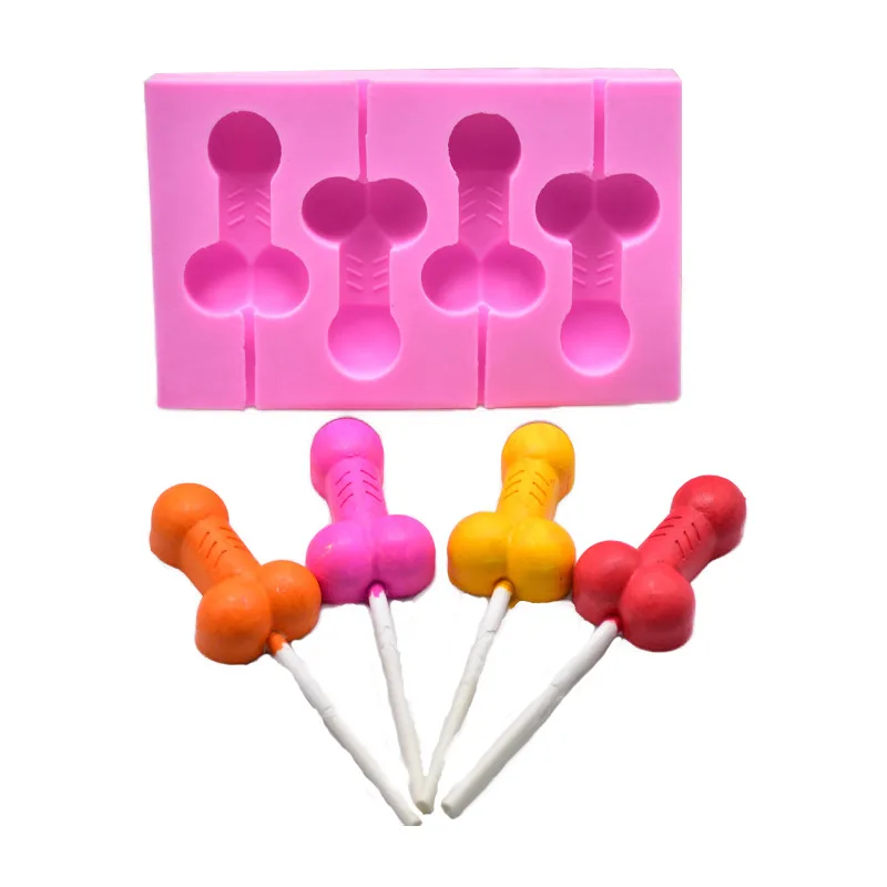 Adult Shape Lollipop Silicone Mold