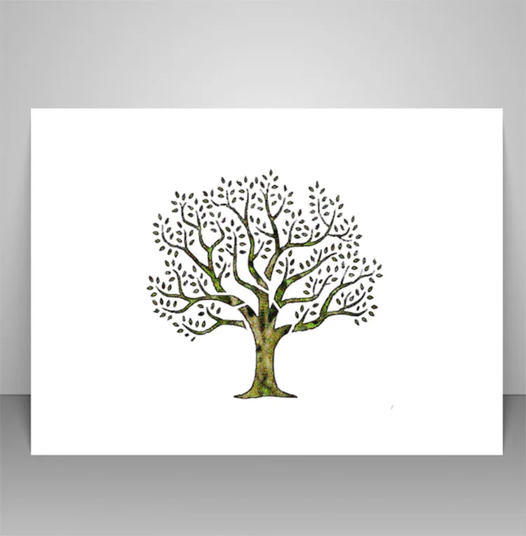 Life Tree Layering Stencils 12Pcs-Lot 15cm