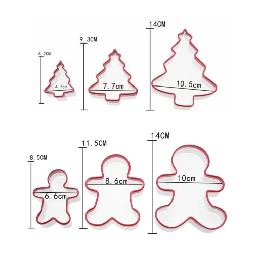 creative stainless steel gingerbread man cookie cutter