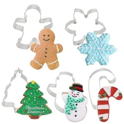 new christmastheme steel cookie cutter