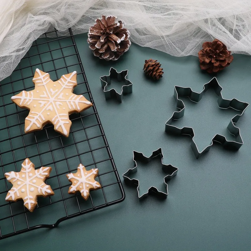 Snowflake Cookie cutter  Food-grade Stainless Steel