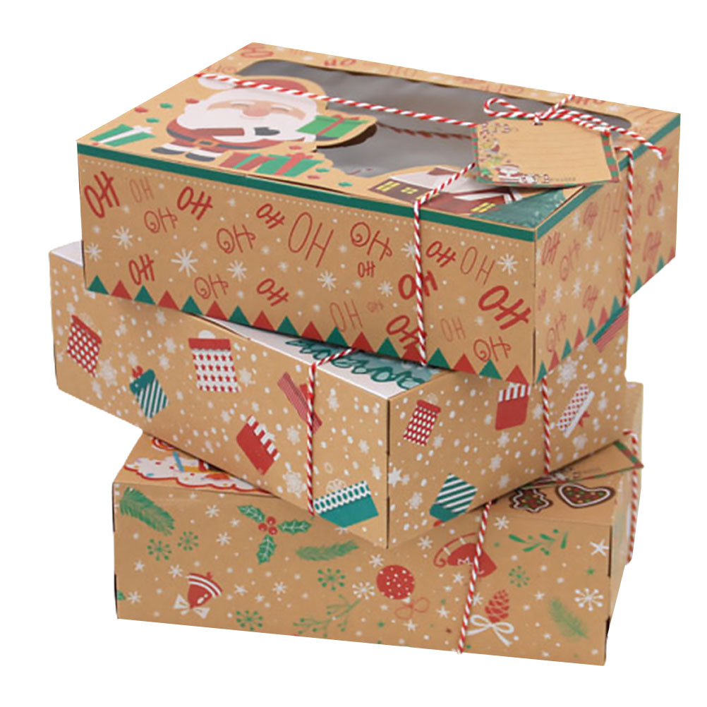 Kraft Paper Gingerbread Packing Gift Storage Sweet Cookie