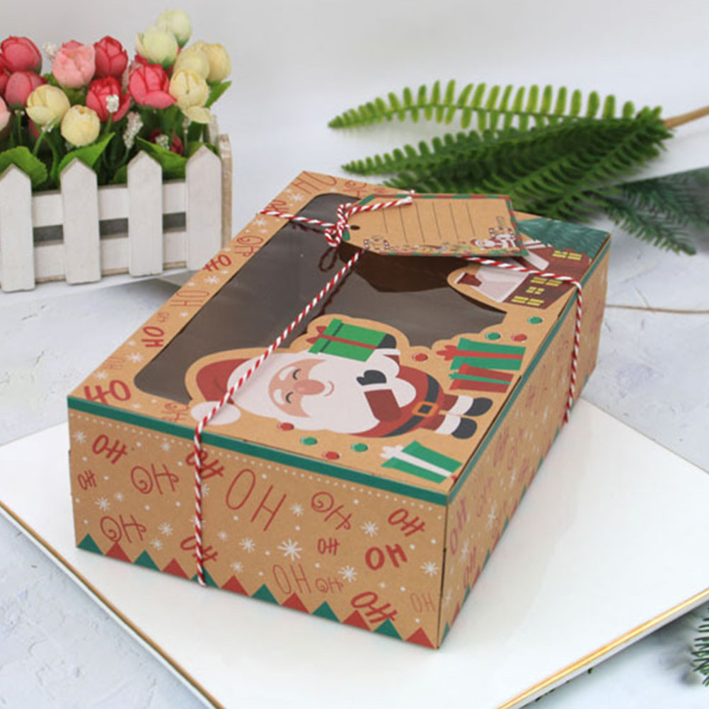 Kraft Paper Gingerbread Packing Gift Storage Sweet Cookie