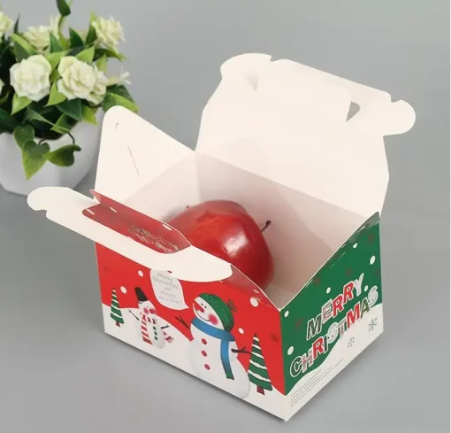 christmas box storage gingerbread cookie