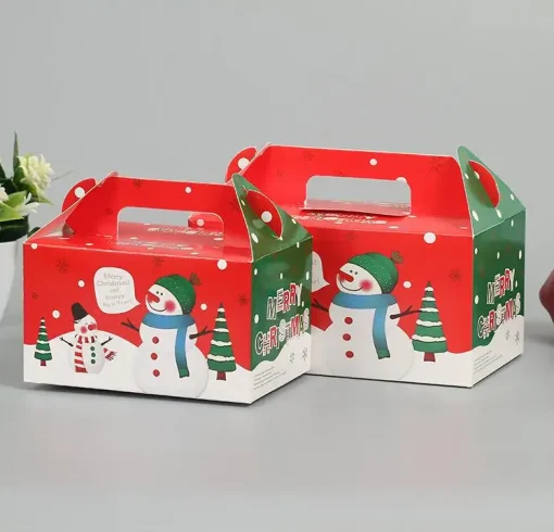 christmas box storage gingerbread cookie