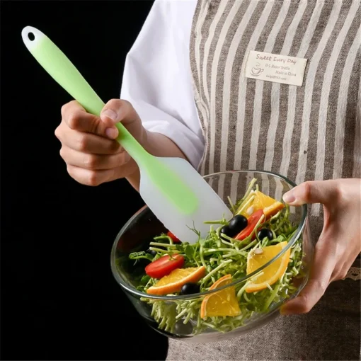 translucent silicone spatula