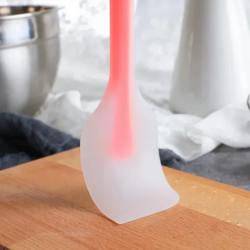 translucent silicone spatula