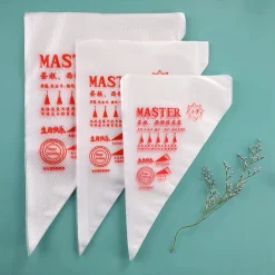 100 PCS Thick Disposable Pastry Bags DIY Cake Cream Decoration Piping Bag Icing Bag Baking Supplies Pastry Sleeves