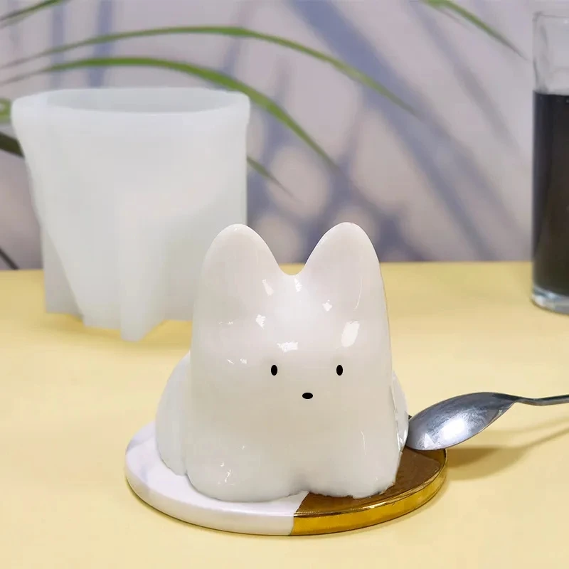 1pcs Cat Milk Pudding Silicone Mold Halloween Jelly Bowl Cake Cute Cake White Cold Ice Powder Mold Cake Decoration Accessories 1pcs Cat Milk Pudding Silicone Mold Halloween Jelly Bowl Cake Cute Cake White Cold Ice Powder Mold Cake Decoration Accessories